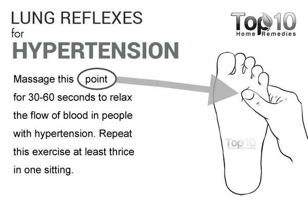 lung reflexs for hypertention